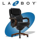 La-Z-Boy Delano Executive Chair Upholstered in Black, Size 48.0 H x 28.0 W x 30.25 D in | Wayfair 45833A