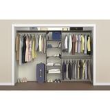 ClosetMaid SuiteSymphony 84" W - 120" W Closet System Kit w/ Top Shelves Manufactured Wood in Gray, Size 82.46 H x 84.0 W x 14.7 D in | Wayfair