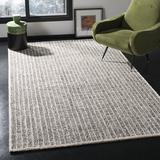Gray Indoor Area Rug - Wrought Studio™ Miramontes Striped Handmade Tufted Wool Area Rug Wool in Gray, Size 72.0 W x 0.63 D in | Wayfair