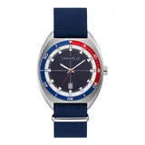 Caravelle by Bulova Men's Blue Nylon Strap Watch - 43B167, Size: Large