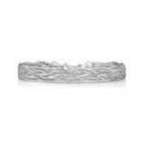Yeidid International Women's Bracelets - Sterling Silver Braided Herringbone Bracelet