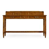 Jonathan Charles Fine Furniture Casually Country 72" Wide 8 Drawer Walnut Solid Wood Buffet Table Wood in Brown, Size 36.0 H x 72.0 W x 21.0 D in