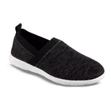 Zenz From isotoner Women's Sport Knit Everywear Slip-On Sneakers, Size: 7, Black