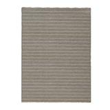 Pom Pom At Home Warby Striped Handwoven Flatweave Light Area Rug Wool/Jute & Sisal in Gray, Size 96.0 W x 1.0 D in | Wayfair RM-4000-LG-810