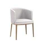 Sunpan Modern Cornella Dining Chair Upholstered/Velvet in White, Size 33.5 H x 23.0 W x 19.75 D in | Wayfair 104364