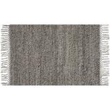 Gray Area Rug - ED Ellen DeGeneres Crafted by Loloi Hand Loomed Rug Polyester/Cotton/Wool in Gray, Size 66.0 H x 42.0 W x 0.63 D in | Wayfair