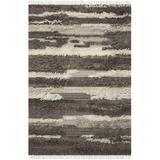ED Ellen DeGeneres Crafted by Loloi Striped Hand-Woven Flatweave Wool Natural Area Rug Wool in White, Size 36.0 H x 24.0 W x 0.25 D in | Wayfair