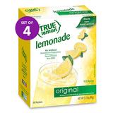 True Citrus Tea Drinks - Original Lemonade Drink Mix Sticks - 4 Boxes of 30