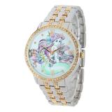 eWatchFactory Girls' Watches - Disney Princess Two-Tone Ariel Bracelet Watch