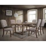 Birch Lane™ Middlebrooks Dining Table Wood in Gray, Size 30.0 H x 84.0 W x 42.0 D in | Wayfair 9CFF0B29A060487D9017ABEC1FC858E4