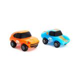 Munchkin Blue/Orange - Blue & Orange Magnet Motors Mix & Match Car Bath Toy - Set of Two