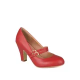 Journee Collection Women's Windy Pumps, Red, 10M
