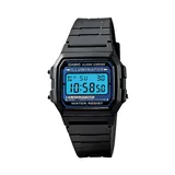 Casio Men's Illuminator Digital Chronograph Watch - F105W-1A, Grey