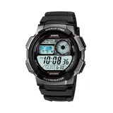 Casio Men's Illuminator Digital Chronograph Watch - AE1000W-1BV, Grey