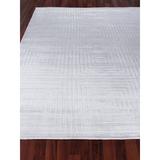 Exquisite Rugs Castelli Geometric Handmade Ivory Area Rug in White, Size 72.0 W x 0.4 D in | Wayfair 3975-6'X9'