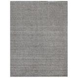 Exquisite Rugs Ventura Handmade Hand-Loomed Silver Area Rug in Gray, Size 72.0 W x 0.4 D in | Wayfair 2415-6'X9'