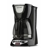 Black + Decker 12-Cup Coffee Maker black, Size 14.0 H x 12.0 W x 9.0 D in | Wayfair DCM100B
