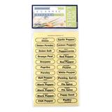 R.S.V.P. International Labels Clear - Clear Spice Labels - Set of 84
