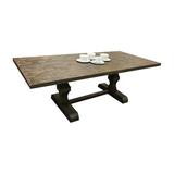 Canora Grey Loehr Extendable Dining Table Wood in Brown, Size 31.0 H in | Wayfair 82C668456529421AB1FACAA3DE925135