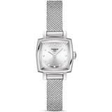 Lovely Square Diamond Mesh Bracelet Watch - Metallic - Tissot Watches
