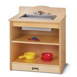 Jonti-Craft® Play Sink Kitchen Set Manufactured Wood in Brown, Size 23.5 H x 20.0 W x 15.0 D in | Wayfair 2428JC