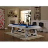 Playcraft Yukon Slate Pool Table w/ Professional Installation Included Manufactured Wood in Blue, Size 33.0 H x 89.0 W in | Wayfair