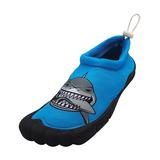Norty Boys' Water shoes BLUE - Blue Shark Water Shoe - Boys