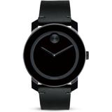 Bold Large Black Tr90 And Stainless Steel Watch - Black - Movado Watches