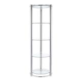Orren Ellis Magallon Corner Curio Cabinet Glass, Size 67.0 H x 21.0 W x 21.0 D in | Wayfair DDDCD7B9349D48B69324732F7FF1C83A
