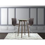 Ebern Designs Tavarez 3 Piece Adjustable Pub Table Set Wood/Metal in Brown, Size 40.5 H in | Wayfair 502DB5FEF7F443CDBC949BE6BD414114
