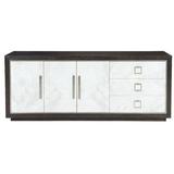 Bernhardt Decorage 84" Wide 3 Drawer Sideboard Wood in Brown/Gray/White, Size 34.0 H x 84.0 W x 20.0 D in | Wayfair 380132