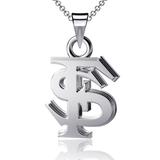 Dayna Designs Florida State Seminoles Silver Small Pendant Necklace