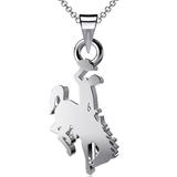 Dayna Designs Wyoming Cowboys Silver Small Pendant Necklace
