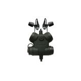 Silynx Clarus FX2 Headset System - Clarus FX2 Control Box fixed dual in-ear headset fixed Hirose 6 pin connector Black CFX2ITEB-16