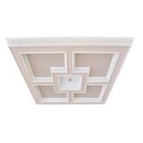 Art Frame Direct Majestic Square Ceiling Medallion Plastic, Size 72.0 H x 72.0 W x 4.0 D in | Wayfair 12014627