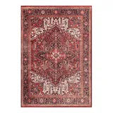 nuLOOM Transitional Marie Rug, Red, 5X8 Ft