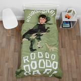 Zoomie Kids Wanamingo Dinosaur Camouflage 4 Piece Toddler Bedding Set Polyester in Green | Wayfair 8BC1FBC5B62A4311AD5E9DEC897EE35C