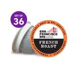 San Francisco Bay Gourmet Coffee Coffee - French Roast OneCup Pods - 1 Pack of 36