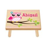 Personal Creations Step Stools - Owl Critter Personalized Step Stool