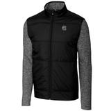 Men's Cutter & Buck Black South Carolina Gamecocks Big Tall Stealth Full-Zip Jacket