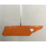 OXBAY BY SEASONS DESIGNS NCAA Knoxville Heart Hanging Figurine Ornament Plastic in Orange, Size 3.0 H x 1.0 W x 3.0 D in | Wayfair SRO026