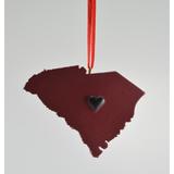 OXBAY BY SEASONS DESIGNS NCAA Columbia Heart Hanging Figurine Ornament Plastic in Black/Indigo/Red, Size 3.0 H x 1.0 W x 3.0 D in | Wayfair SRO053