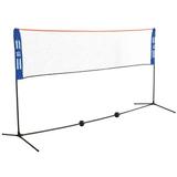 Hit Mit kids 17ft Badminton Net Set - Adjustable Height Portable Net for Pickleball, Volleyball, Soccer, Tennis, Size 61.0 H x 204.0 W x 41.0 D in