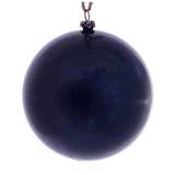 Vickerman 622100 - 4" Midnight Blue Wood Grain Ball Christmas Tree Ornament (6 pack) (MC197031)