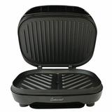 Continental Electric 2-Serving Capacity Non-Stick Contact Griddle w/ Lid, Size 5.0 H x 9.0 D in | Wayfair CE23799