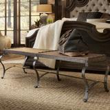 Hooker Furniture Hill Country Metal Bench Wood/Metal in Brown, Size 22.0 H x 66.0 W x 19.5 D in | Wayfair 5960-90019-MTL