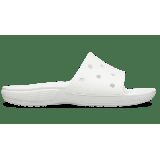 Crocs White Classic Crocs Slide Shoes