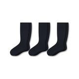 Piccolo Girls' Knee Highs NAVY - Navy Cable-Knit Knee-High Three-Pair Socks Set - Girls