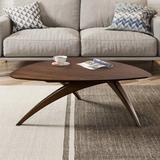 Corrigan Studio® Burkhead Coffee Table Wood in Brown, Size 15.0 H x 40.0 W x 40.0 D in | Wayfair 7E744228D71D48FB9571C6C4A2C349C5