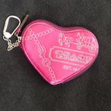 Coach Accessories | Coach Pink Heart Change Purse | Color: Pink | Size: Os